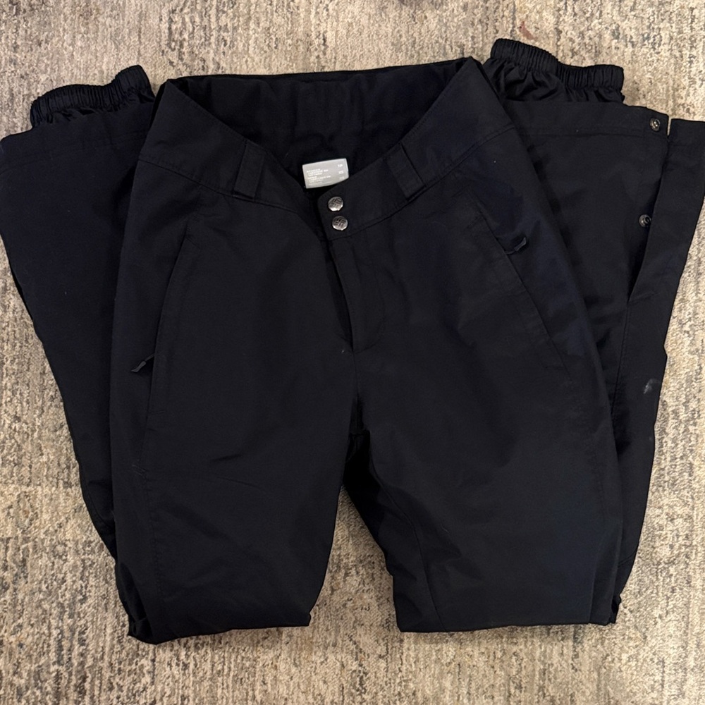 Columbia Black Snow Pants